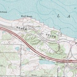 Hamlin Beach State Park Monroe County New York Park Hamlin Usgs Topographic Map By Mytopo